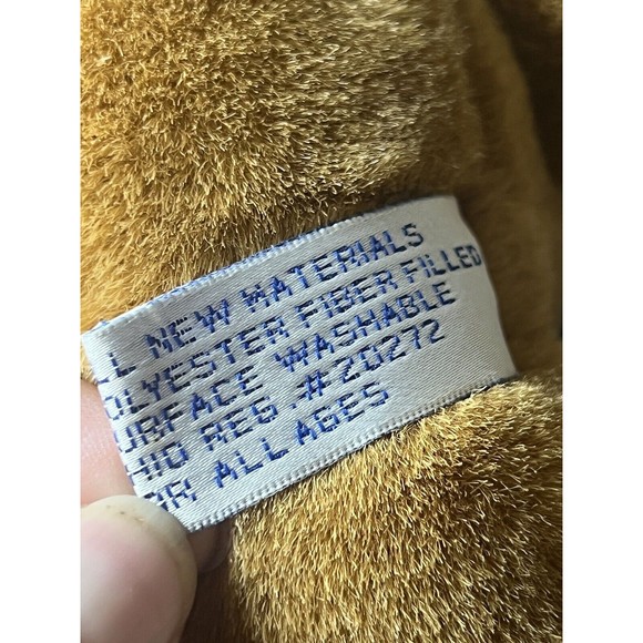 VTG Passport Plush Toy Camel Stuffed Animal Brown Weighted Feet Posable - Picture 7 of 13